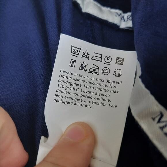 Marina Rinaldi Chump velvet velour trouser pants Made in Italy size 10 NWT - Picture 12 of 16